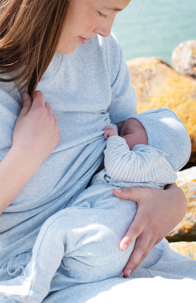 Newborn Wrap Body - Mist/Offwhite