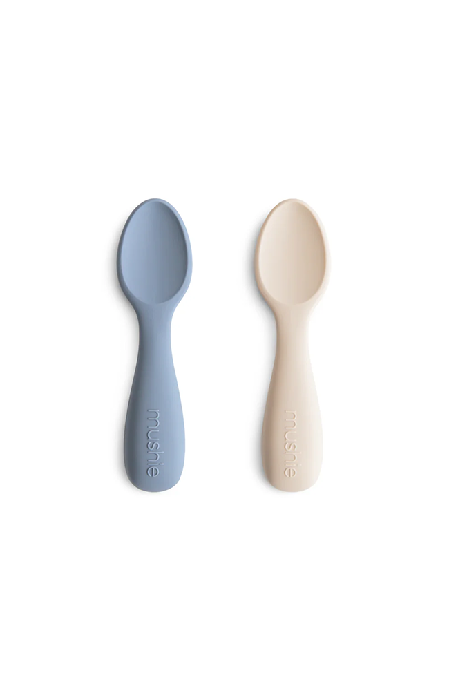 Silicone Toddler Starter Spoons - Tradewinds/Shifting Sand