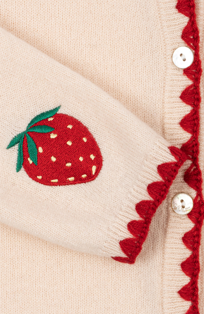 Strawberry Cardigan - Barbados Cherry