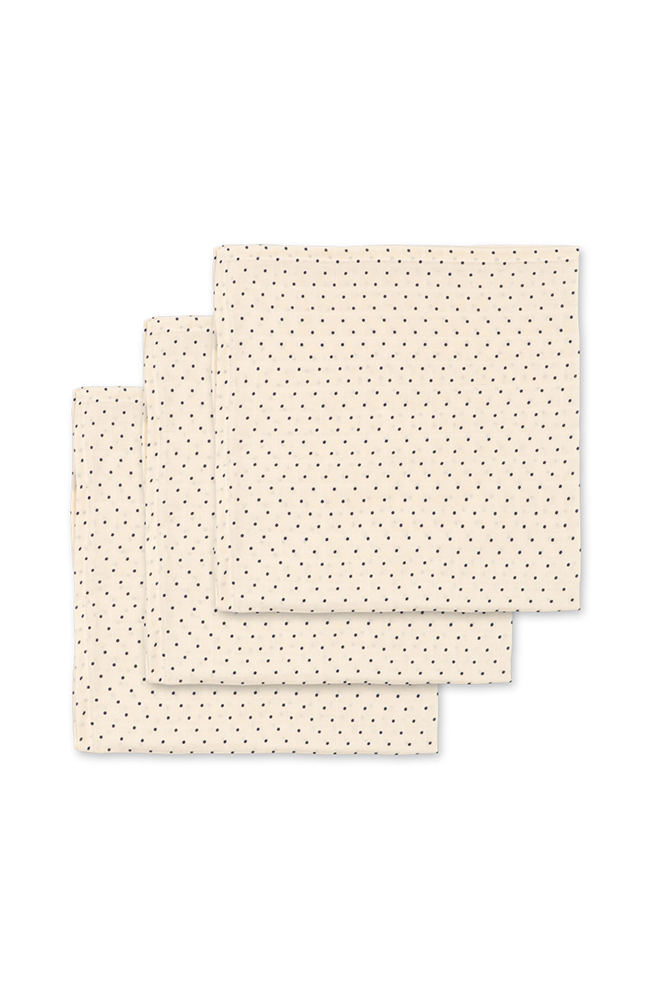3-pack Muslin Cloth - Cherry