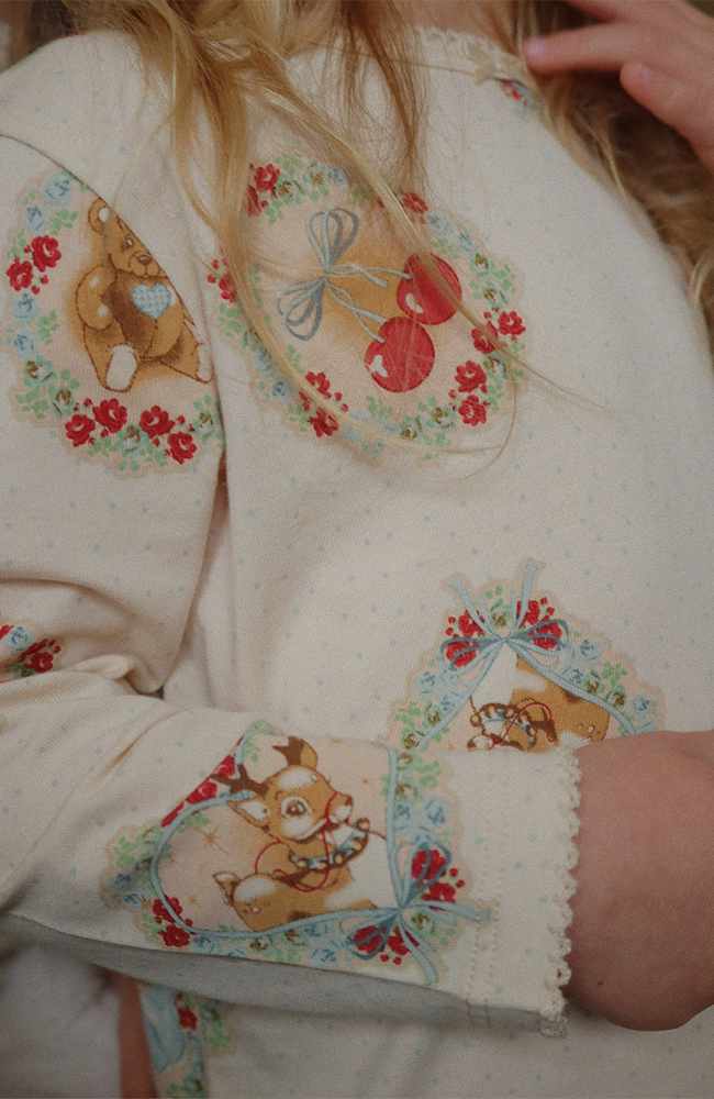 Belou Knit Collar Cardigan - Strawberry