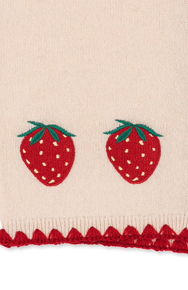 Strawberry Cardigan - Barbados Cherry