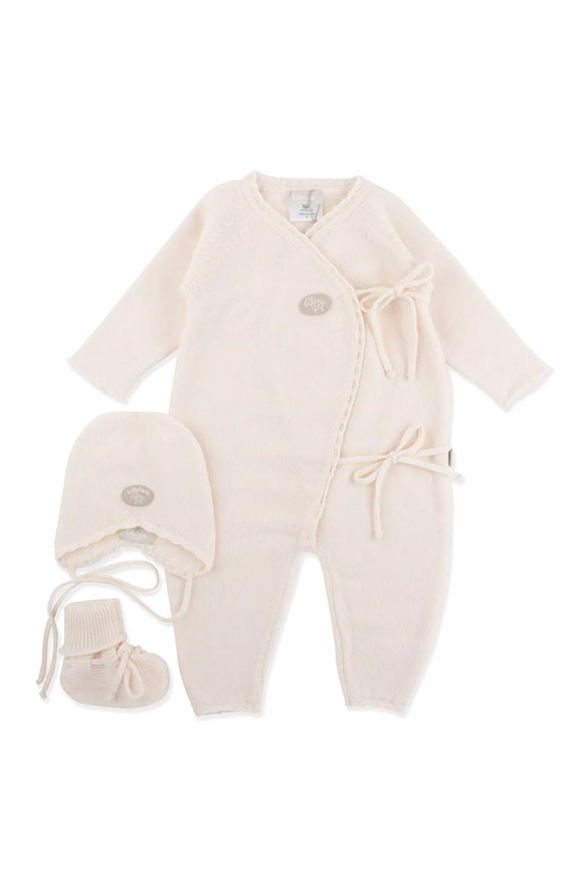 Newborn set 100% Merino - Creme Lillelam Baby & Toddler