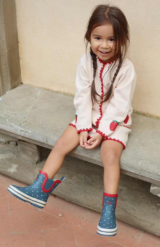 Strawberry Cardigan - Barbados Cherry