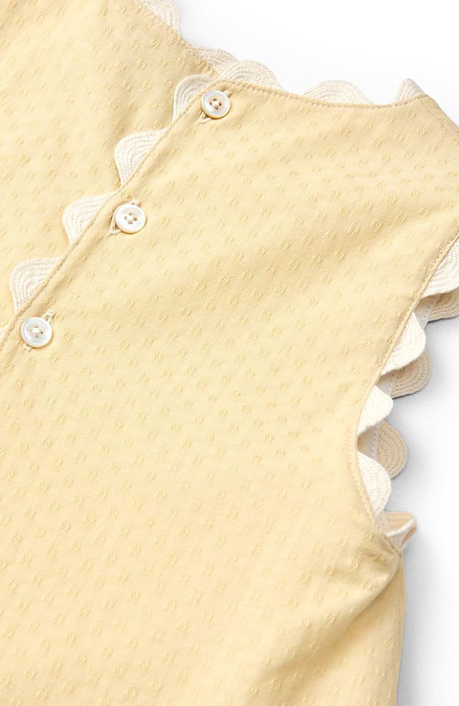Deco Top & Shorts Set - Pale Yellow Comb.