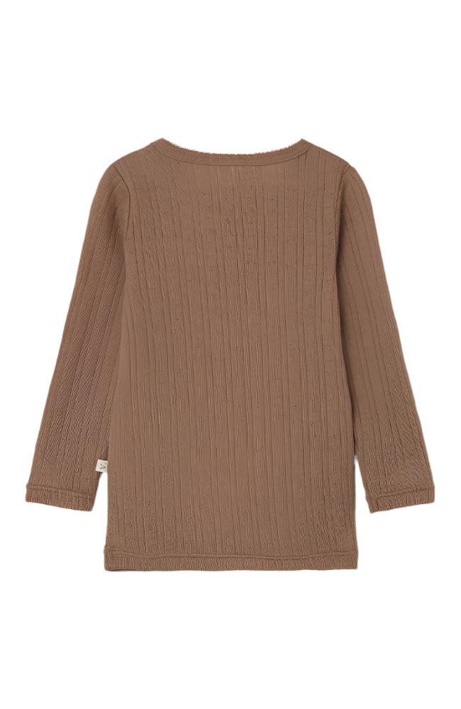 Naima LS Wool Top - Beaver Fur