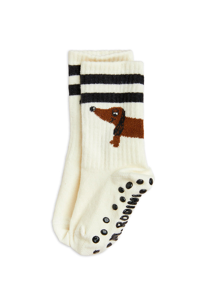 Dog 1-pack Anti-slip Socks - Offwhite