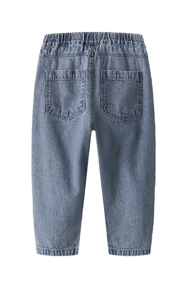 Lulia Baggy Jeans - Medium Blue Denim