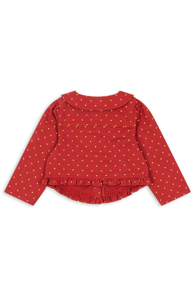 Nola Shirt Jacket - Strawberry Dot Konges Slöjd ytterkläder