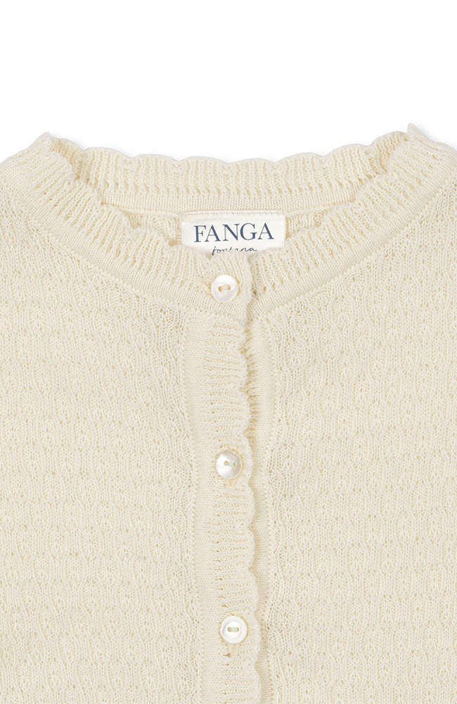 Venti Cardigan - Antique White Fanga Fontana Cardigan