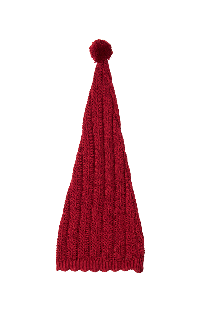 Alfen Rayon Knit Lace - Hibiscus Red