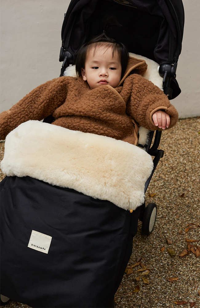 Puffmuff Stroller Liner - Milk