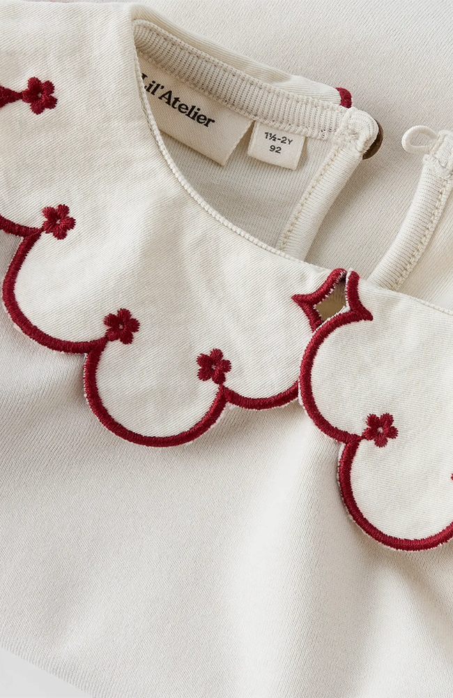 Fundo LS Slim Body - Turtledove Red Dahlia