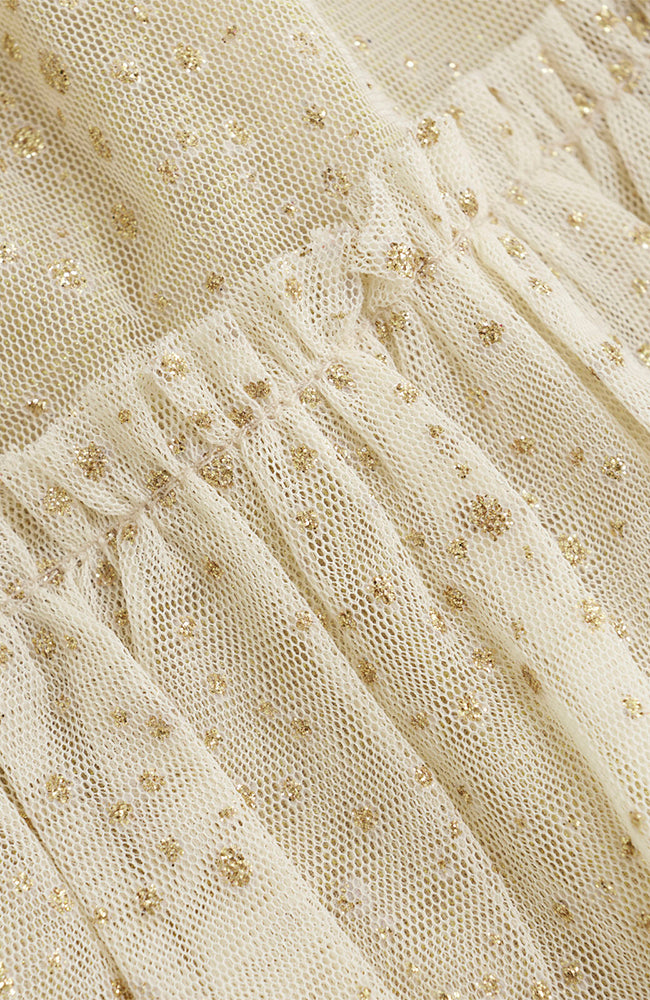 Skirt Gold Tulle - Cement