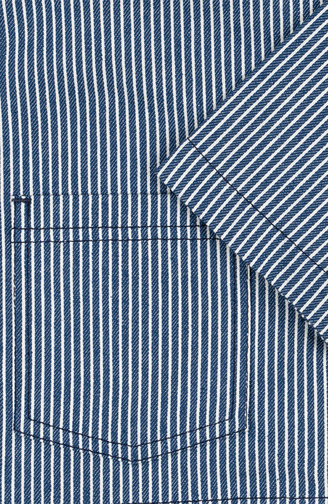 Luc Shirt Jacket - Blue Stripe