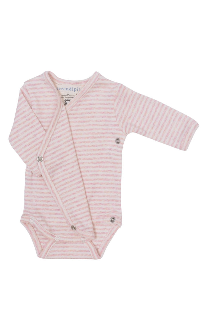 Newborn Wrap Body - Orchid/Offwhite – detalj 1