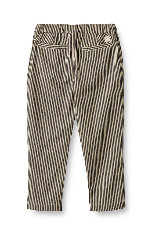 Trousers Egon - Black Coal Stripe