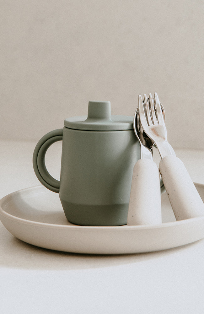 Pipe mug - Blue Clay