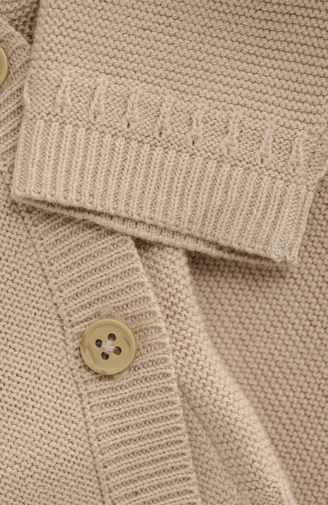 Cardigan Wrap Knit - Cement