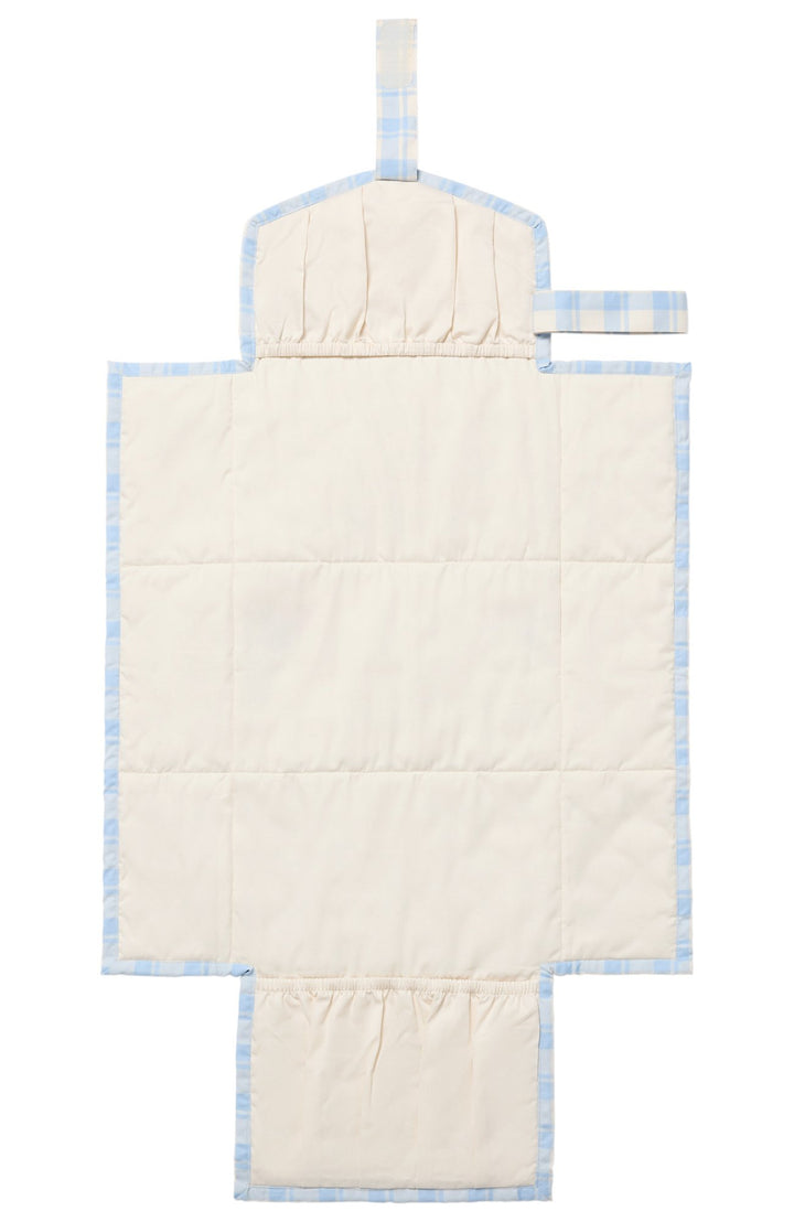 Quiltad Change to Go - Plaid Sky Blue