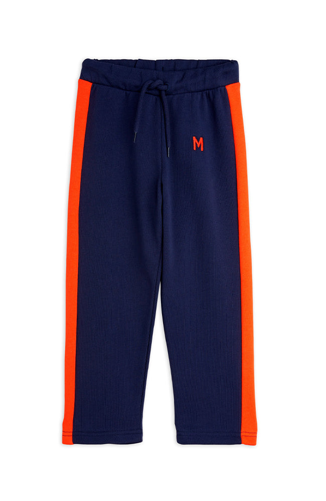 Panel emb Sweatpants - Blue