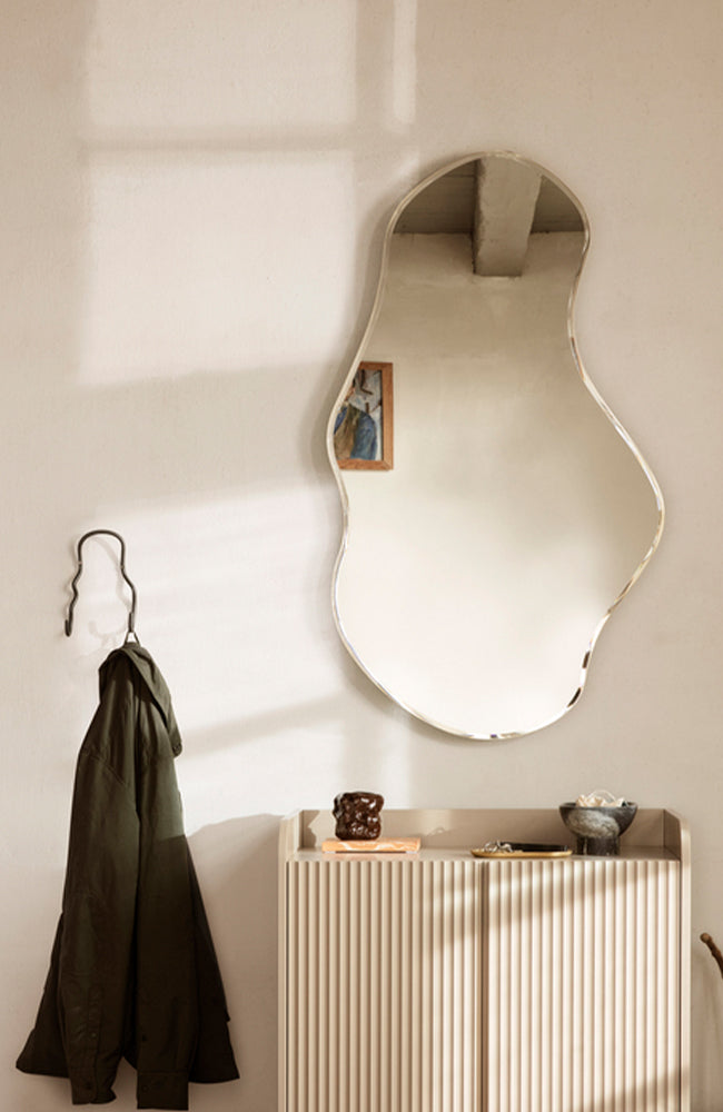 Pond Mirror - Large - Brass Ferm Living Inredning