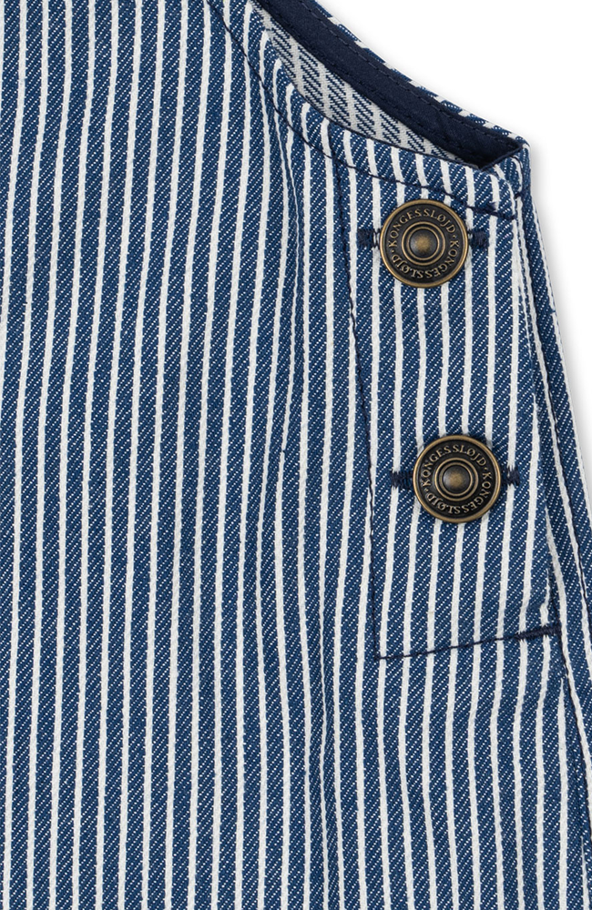 Luc Overalls - Blue Stripe