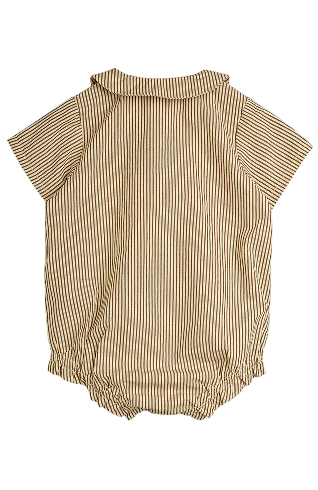 Vävd Poplin Body - Brun Mini Rodini Romper