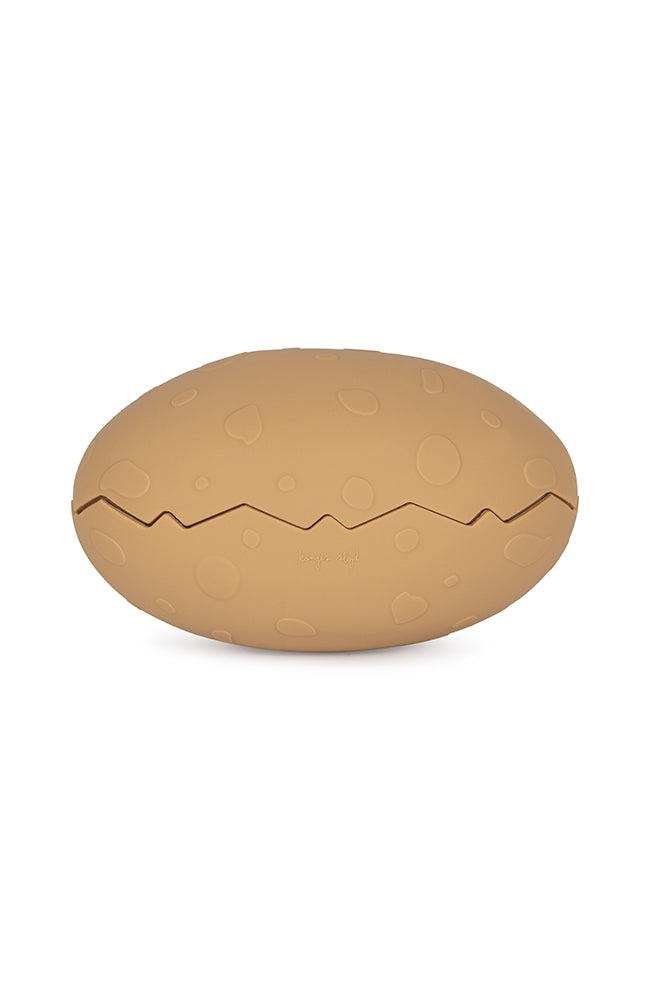 Silicone Bath Toy Dino Egg - Almond Mix