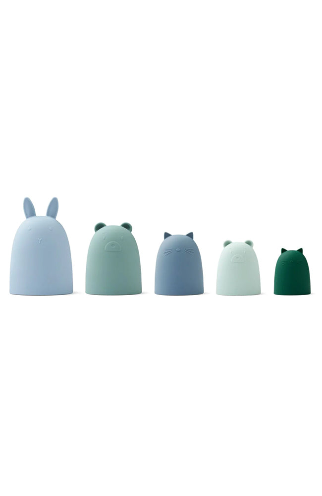 Anneli Nesting Toy - Dusty mint multi mix Liewood Leksak