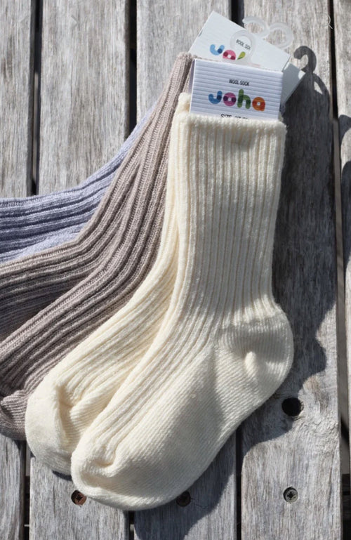 Wool Socks - Sand