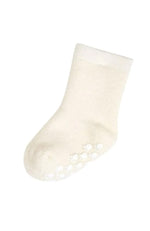 Wool Socks w.anti-slip - Off White